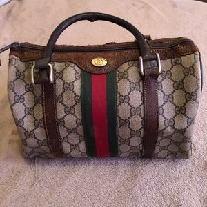Authentic vintage Gucci Boston bag